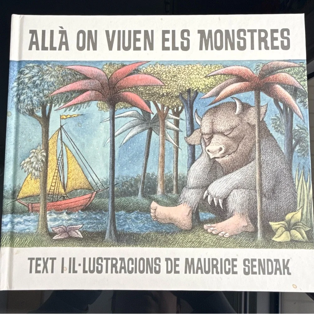 Where the Wild Things Are Catalan Edition Maurice Sendak Hardcover Book